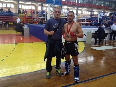 Състезателят от СК Кикбокс Козлодуй Стоян Петков се класира втори