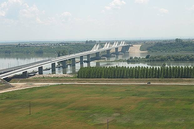 Пътното движение по моста Калафат Видин на румънско българската граница