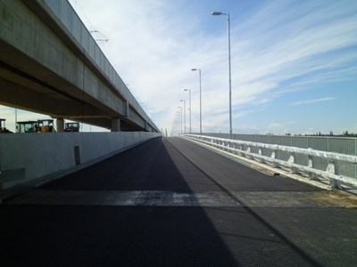 Пътното движение по моста Калафат - Видин на румънско-българската граница