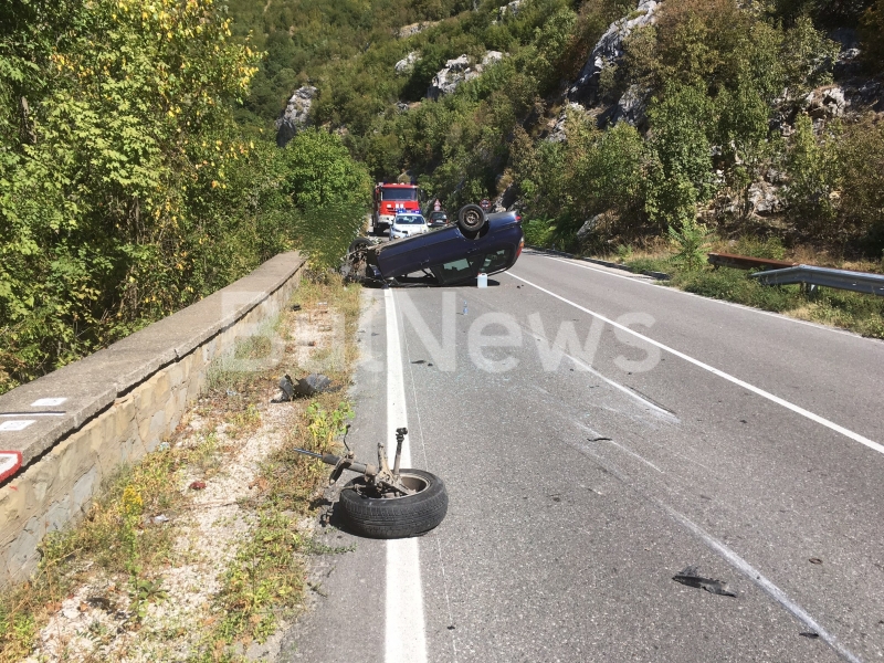 Тежка катастрофа е станала преди минути край Враца видя само