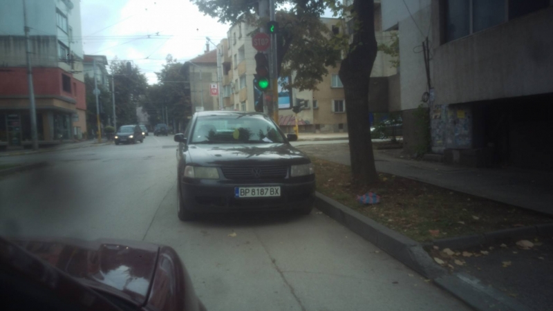 Пореден случай на нагло паркиране е регистриран днес във Враца