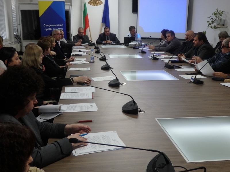 Заместник областният управител Мирослав Комитски откри днес първото работно заседание
