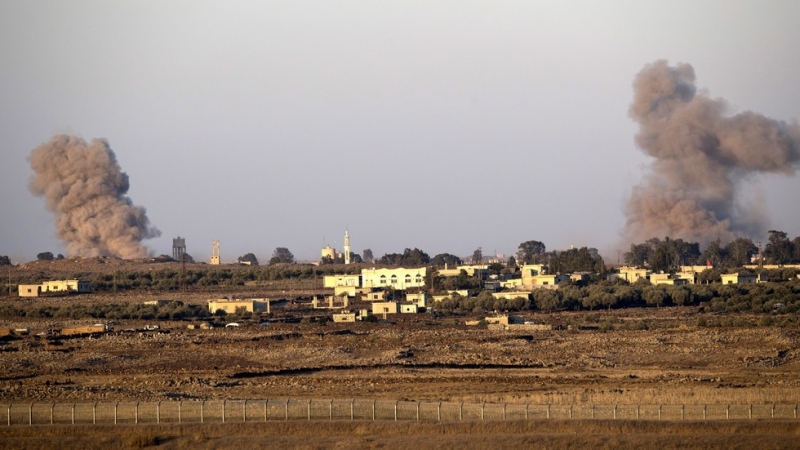 Въздушни удари бяха нанесени днес по контролираната от бунтовници сирийска