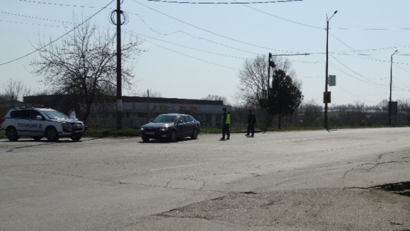 На едно от постоянните КПП та на входа на Видин по