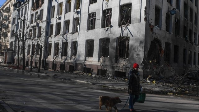 Изтичане на амоняк от химически завод край източния украински град