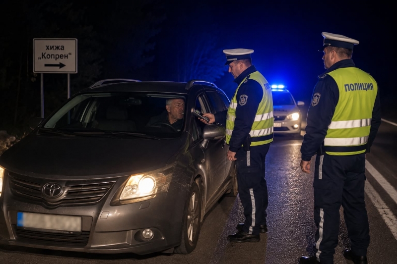 На градус! Ченгета заловиха пиян на кирка дядо да шофира из Монтанско