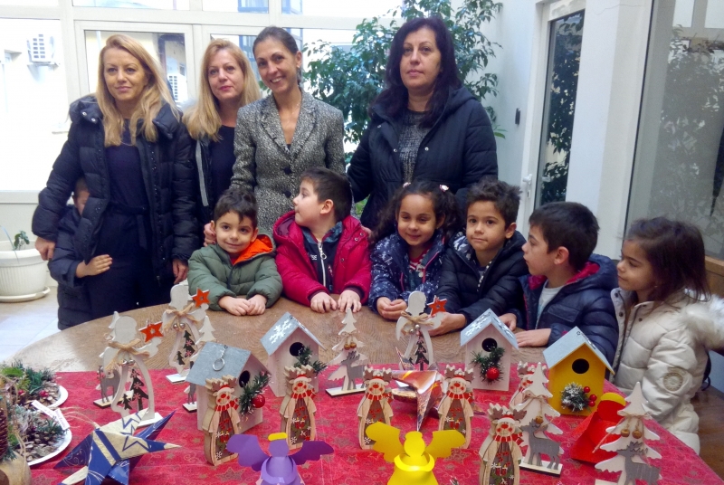 За четвърта поредна година деца от Детска градина „Европейчета“ днес
