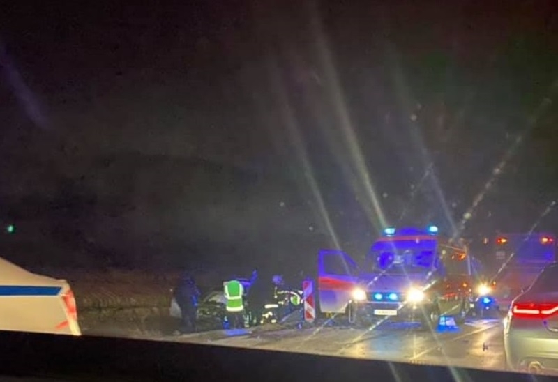 Тежка катастрофа е станала на главен път Е 79 между Мездра