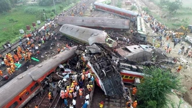 Министърът на железопътния транспорт на Индия обяви днес, че причината