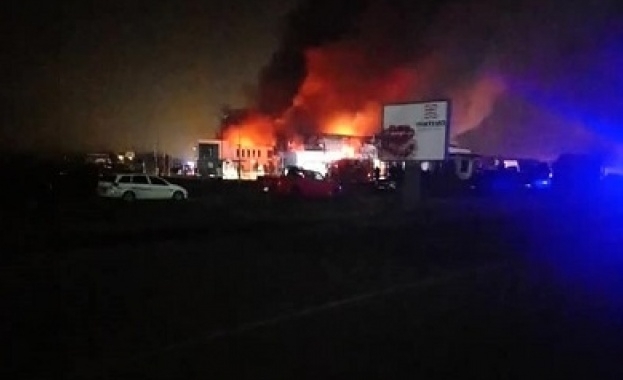 Пожарът в завода за преработка на месо в село Войводиново