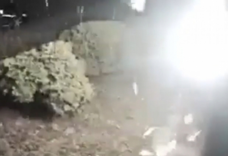 Нападател стреля с ръчен противотанков гранатомет РПГ по украинска телевизия в столицата