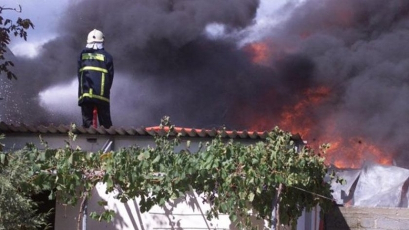 Тежка остава обстановката на гръцкия остров Евия Вятърът обърна посоката