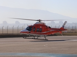 Първият хеликоптер от системата за въздушна помощ HEMS вече е в България /снимки/