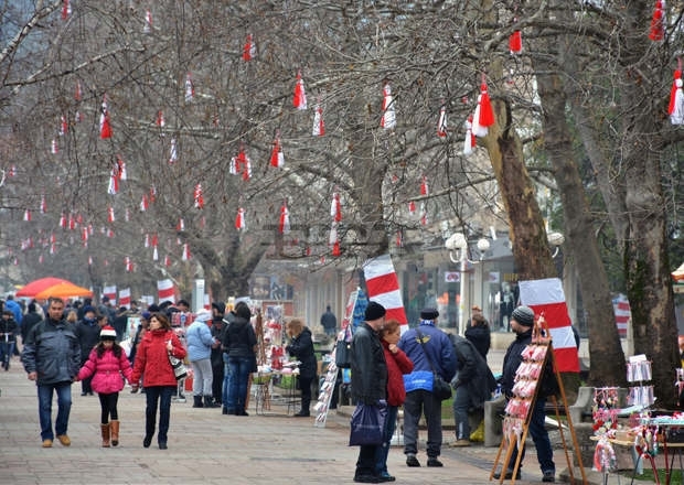 Над 500 мартеници ще раздаде на 1 ви март в 12