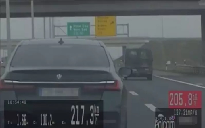 34 годишен българин отнесе солена глоба поради висока скорост на