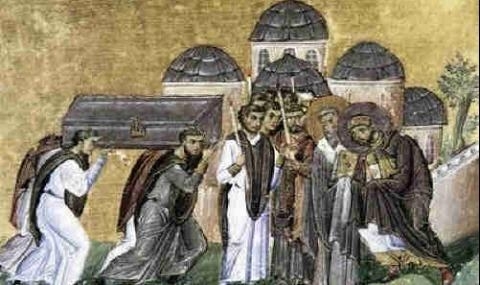 Св Йоан Златоуст предал Богу дух в 407 г на