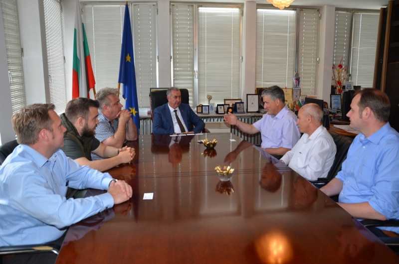 Кметът на Видин Огнян Ценков се е срещнал днес с
