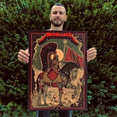 Дидо Пешев е първият български илюстратор правил плакат за Металика