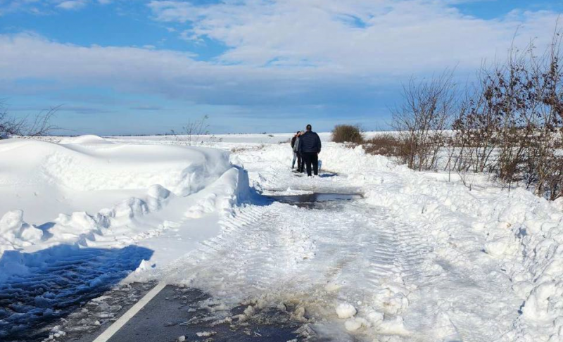 Ситуацията в област Враца след обилния снеговалеж от нощта срещу