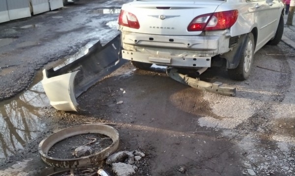 Незатворена шахта на улица Ришки проход в столичния кв Красна