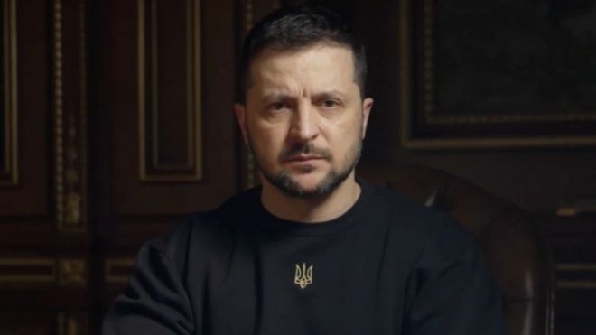 Украинският президент Володимир Зеленски заяви че на територията на съседен
