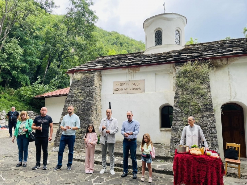 На големия християнски празник Успение Богородично в манастира Св Иван