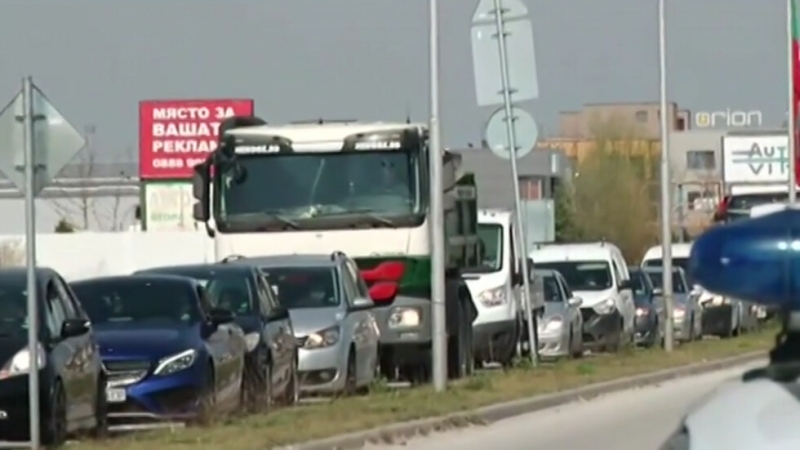 Блокадата на входовете на Пловдив се оказа препятствие за тръгналите