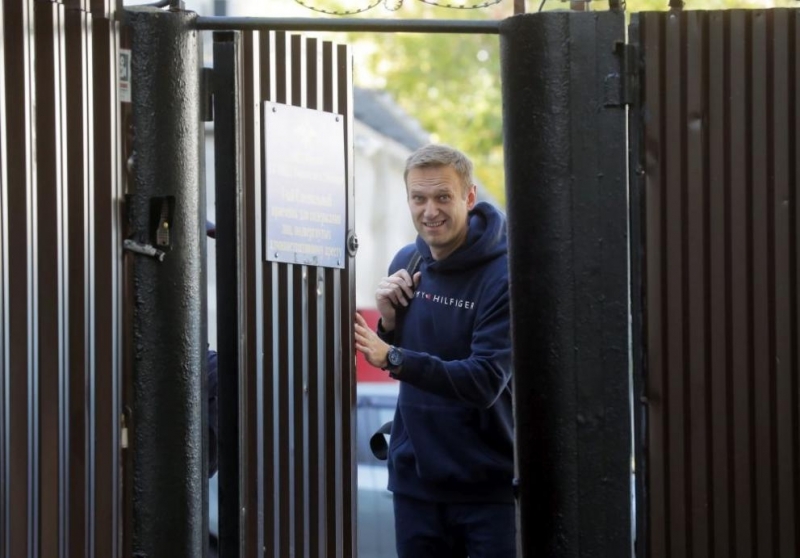 Лидерът на руската опозиция Алексей Навални бе освободен след 30 дни в затвора