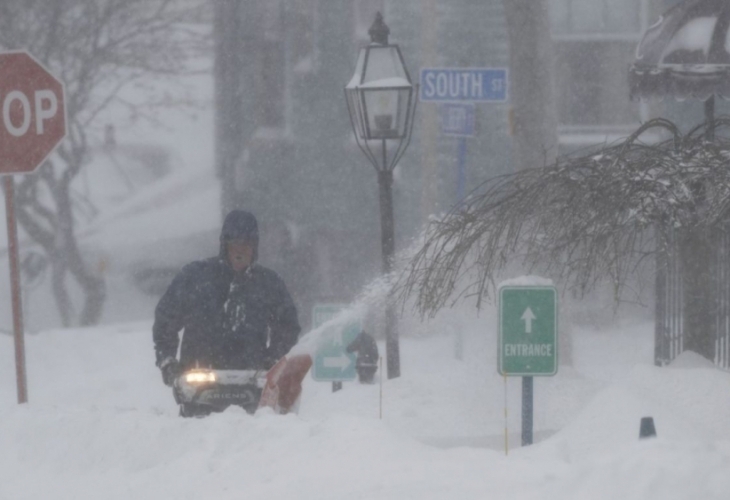 Зимната буря в североизточната част на САЩ стана причина за