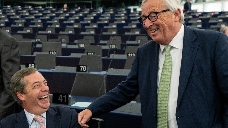 Найджъл Фарадж който беше водещ агитатор за Брекзит обяви че