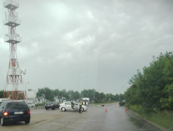 Тежка катастрофа е станала преди минути край КПП то за АЕЦ