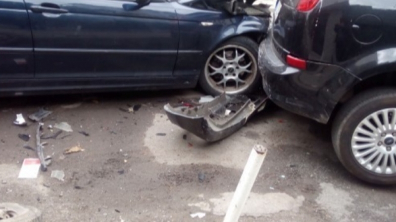 Мъртвопиян мъж се заби със заден в кола в Монтана