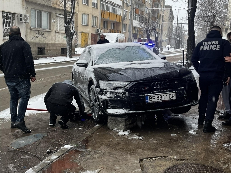 BulNews се сдоби с видео от зрелищната катастрофа до офиса