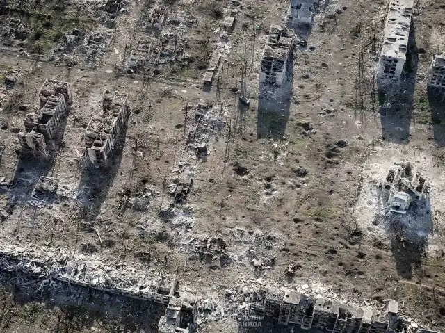 Украинската армия публикува снимки заснети отвисоко на това как изглежда