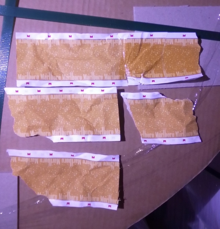 Митническите служители задържаха 240 бобини с ленти коркофан в района