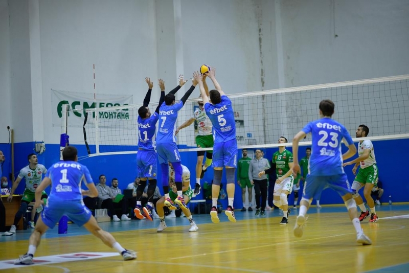 Волейболистите на Монтана спечелиха с 3 2 20 25 25 19 19 25 25 23