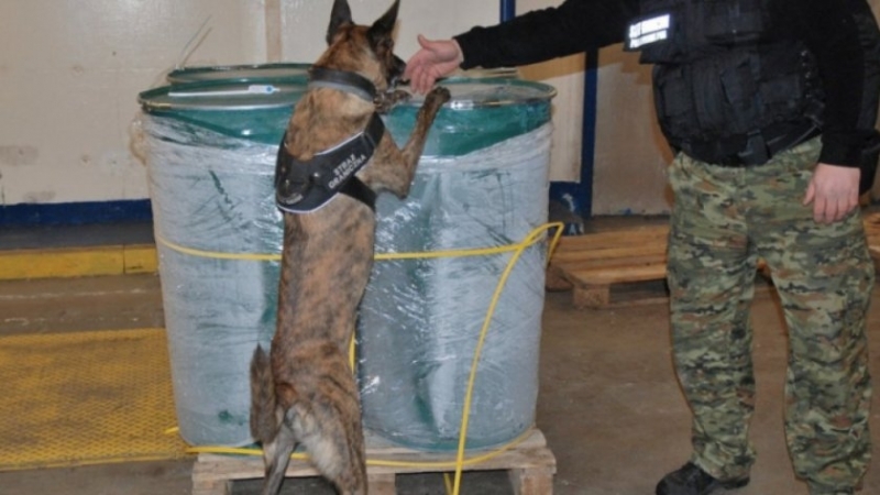 Полските власти заловиха рекордните 3 2 тона кокаин скрит в бурета