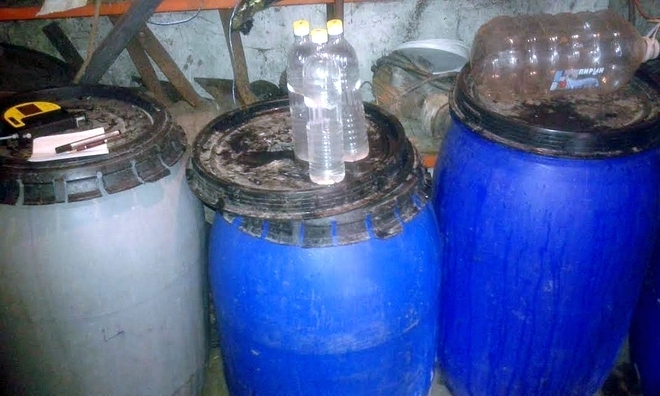 Вчера след получена информация за разпространение на наливен алкохол без