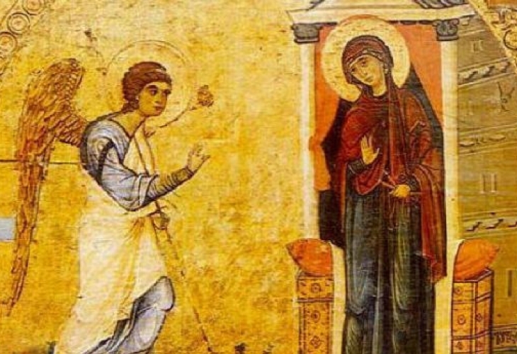 На другия ден след Благовещението на пресвета Богородица Църквата е установила