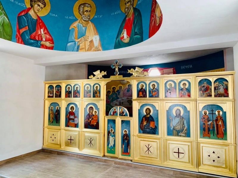 В навечерието на Великден дейностите по изграждането на параклиса Св