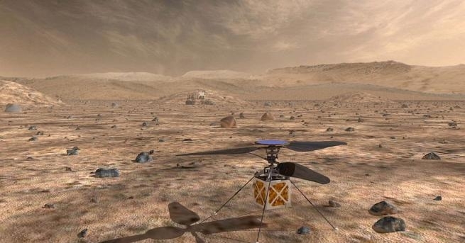НАСА оповести плановете си да изпрати малък хеликоптер на Марс през