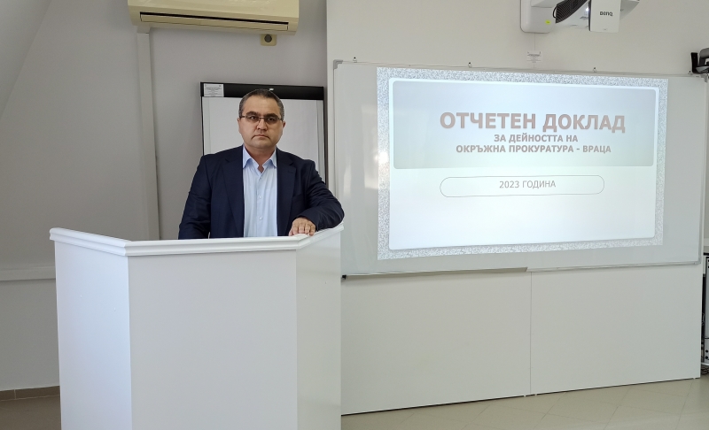Прокуратурата във Враца отчете повече арестувани и осъдени през 2023 г. /снимки/