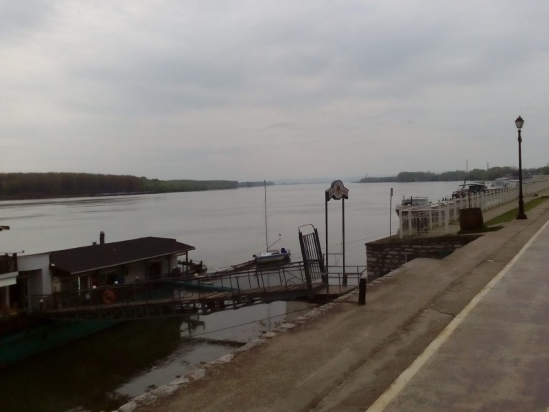 Нивото на Дунав в началото на българския участък на реката