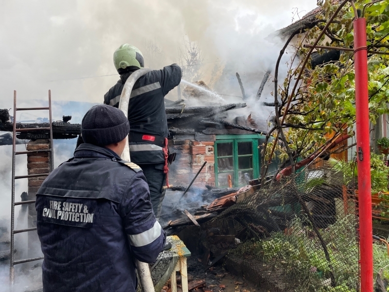 Голям пожар вилня във Видинско съобщиха от МВР Вчера в 16 01 часа