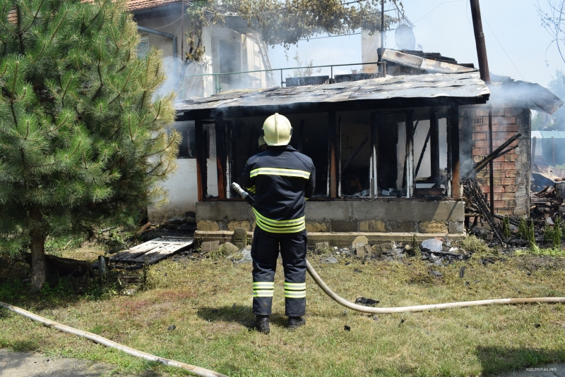 Голям пожар вилня в къща във Видинско съобщиха от МВР Случаят