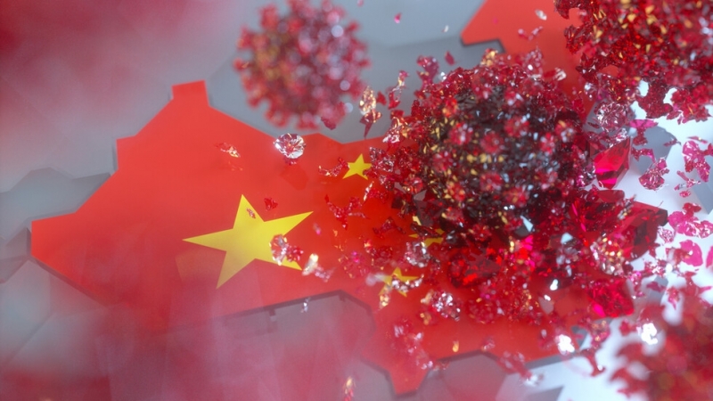 Стотици работници сменящи се през 24 часа изграждат в Китай