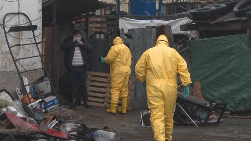 Извозени са опасните химикали складирани в бившия военен завод Гаврил