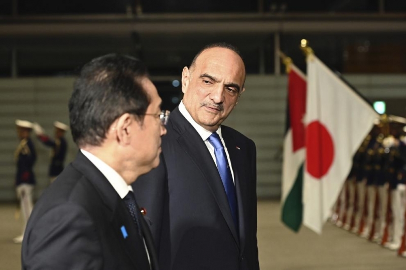 Министър председателят на Йордания Бишер ал Хасауне заяви вчера че разрастване на конфликта