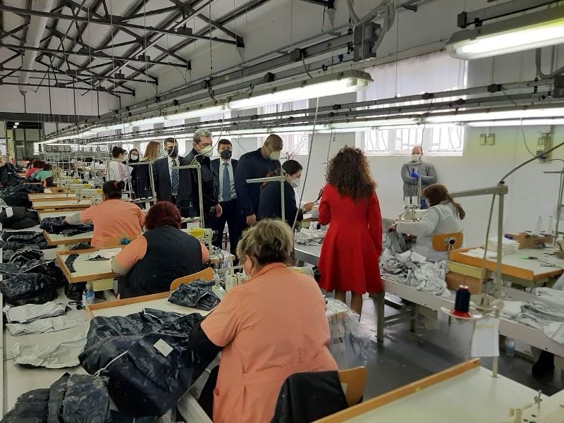 Днес Бойко Борисов посети фирма Монте Бианко във Враца където