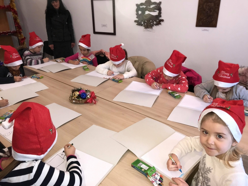 Зима в Калето бе мотото на инициатива в която децата